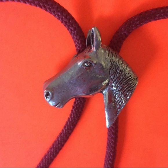 Vintage Horse Bolo tie - Picture 2 of 4